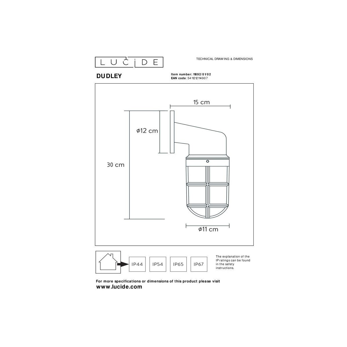 Lucide DUDLEY 11892/01/02
