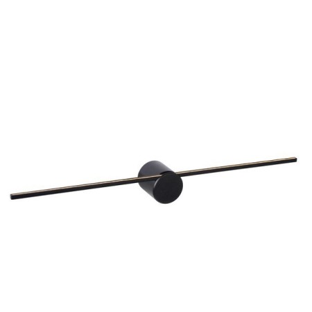 Lucide 12201/60/30 MIZAR - Kinkiet łazienkowy - LED - 1x6W 2700K - IP44 - Czarny