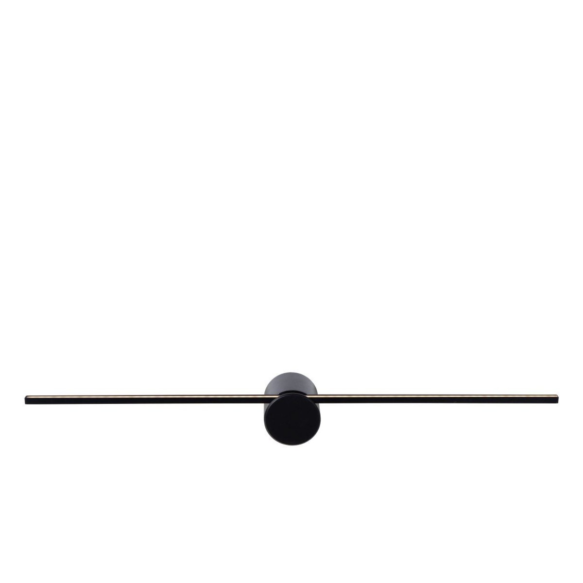 Lucide 12201/60/30 MIZAR - Kinkiet łazienkowy - LED - 1x6W 2700K - IP44 - Czarny