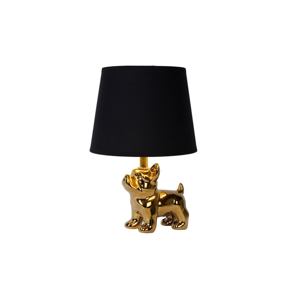 Lucide 13533/81/10 EXTRAVAGANZA SIR WINSTON - Lampa stołowa - 1xE14 - Złota