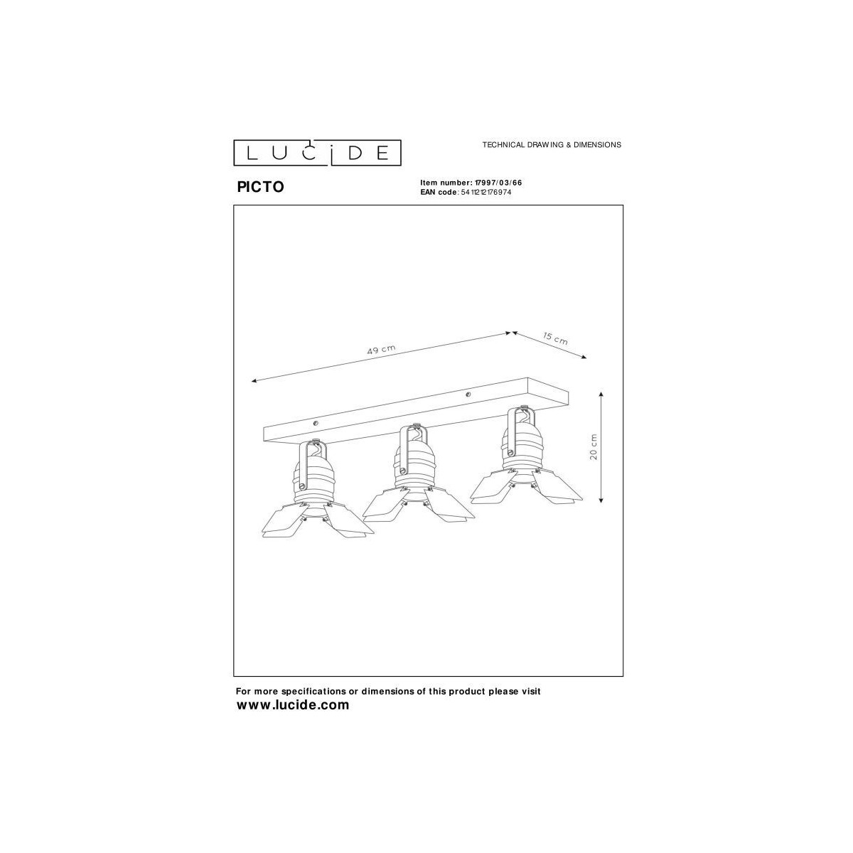 Lucide PICTO 17997/03/66
