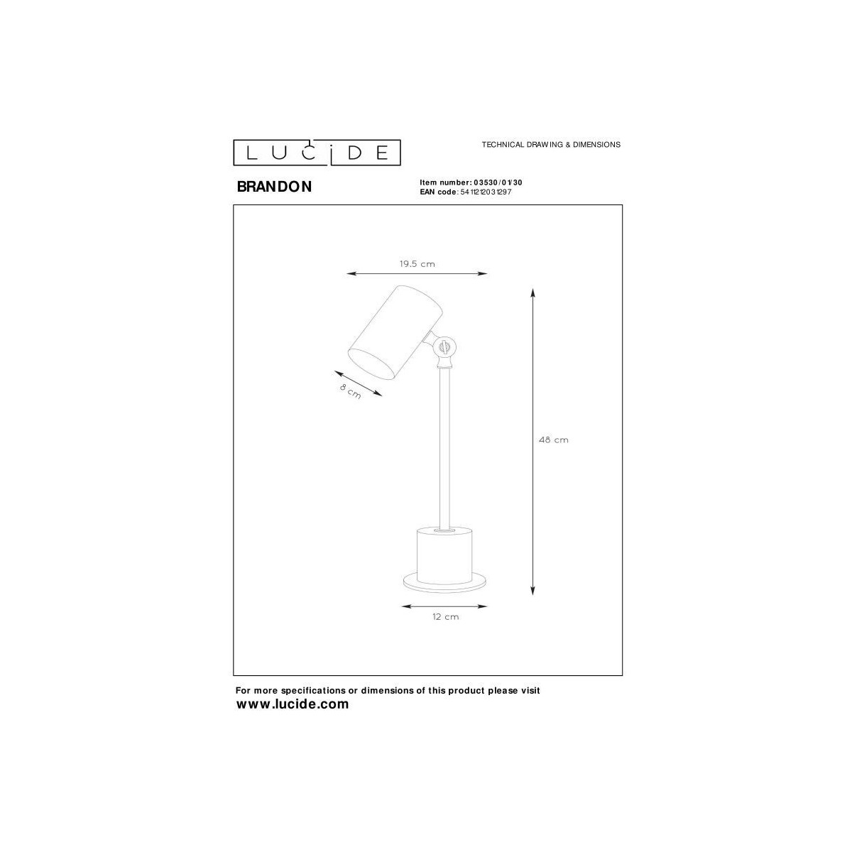 Lucide BRANDON 03530/01/30