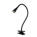 Lucide 18256/03/30 ZOZY - Lampa zaciskowa - LED 3 StepDim - 1x4W 3000K - Czarna