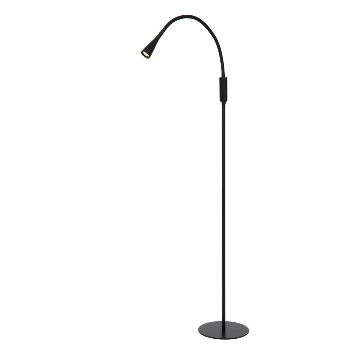 Lucide 18756/03/30 ZOZY - Lampa podłogowa do czytania - LED 3 StepDim - 1x4W 3000K - Czarna