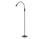 Lucide 18756/03/30 ZOZY - Lampa podłogowa do czytania - LED 3 StepDim - 1x4W 3000K - Czarna