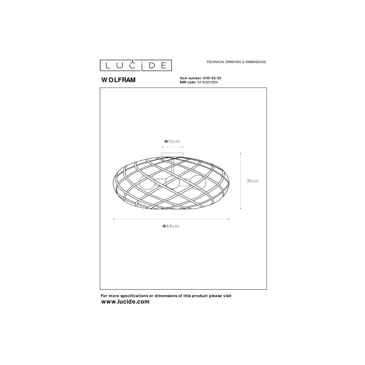Lucide WOLFRAM 21117/65/30