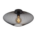 Lucide 21123/45/30 MESH - Lampa sufitowa wpuszczana - 45 cm - 1xE27 - Czarny