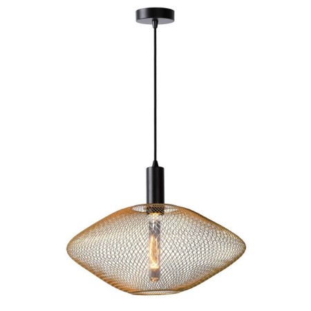 Lucide 21423/45/02 MESH - Lampa wisząca - 45 cm - 1xE27 - Matowe złoto - Mosiądz