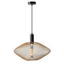 Lucide 21423/45/02 MESH - Lampa wisząca - 45 cm - 1xE27 - Matowe złoto - Mosiądz