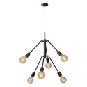 Lucide 21424/06/30 LESTER - Lampa wisząca - 6xE27 - Czarna