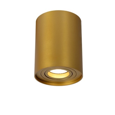 Lucide 22952/01/02 TUBE - Reflektor sufitowy - 9.6 cm - 1xGU10 - Matowe złoto - Mosiądz