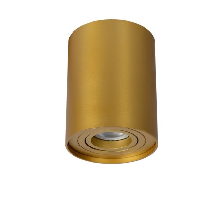 Lucide 22952/01/02 TUBE - Reflektor sufitowy - 9.6 cm - 1xGU10 - Matowe złoto - Mosiądz