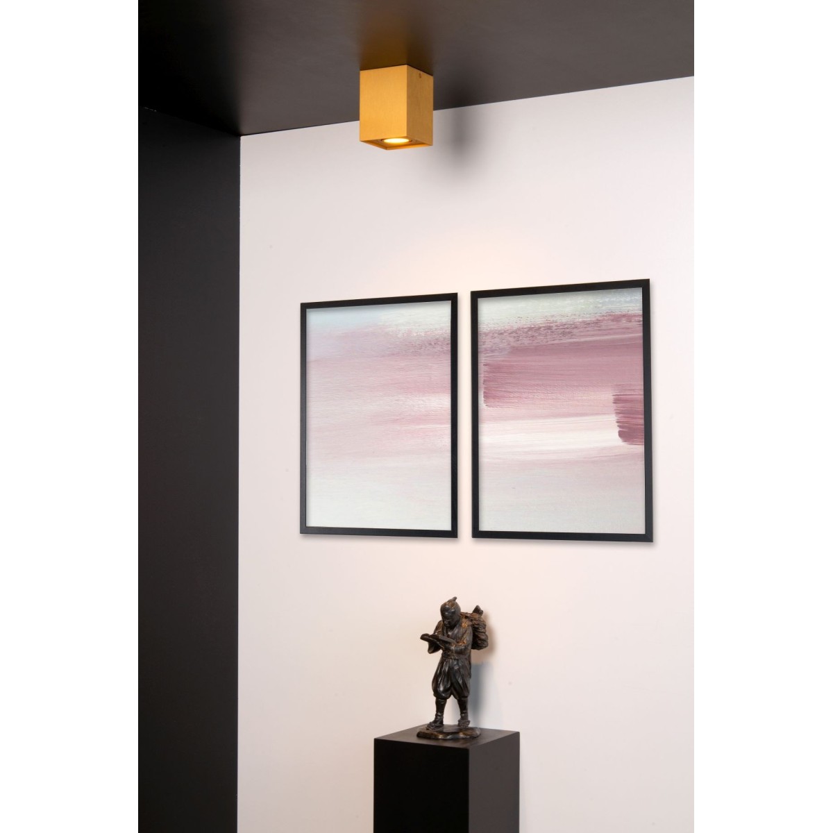 Lucide 22953/01/02 TUBE - Reflektor sufitowy - 1xGU10 - Matowe złoto - Mosiądz