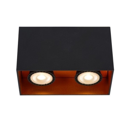 Lucide 22966/02/30 BIDO - Reflektor sufitowy - 2xGU10 - Czarny