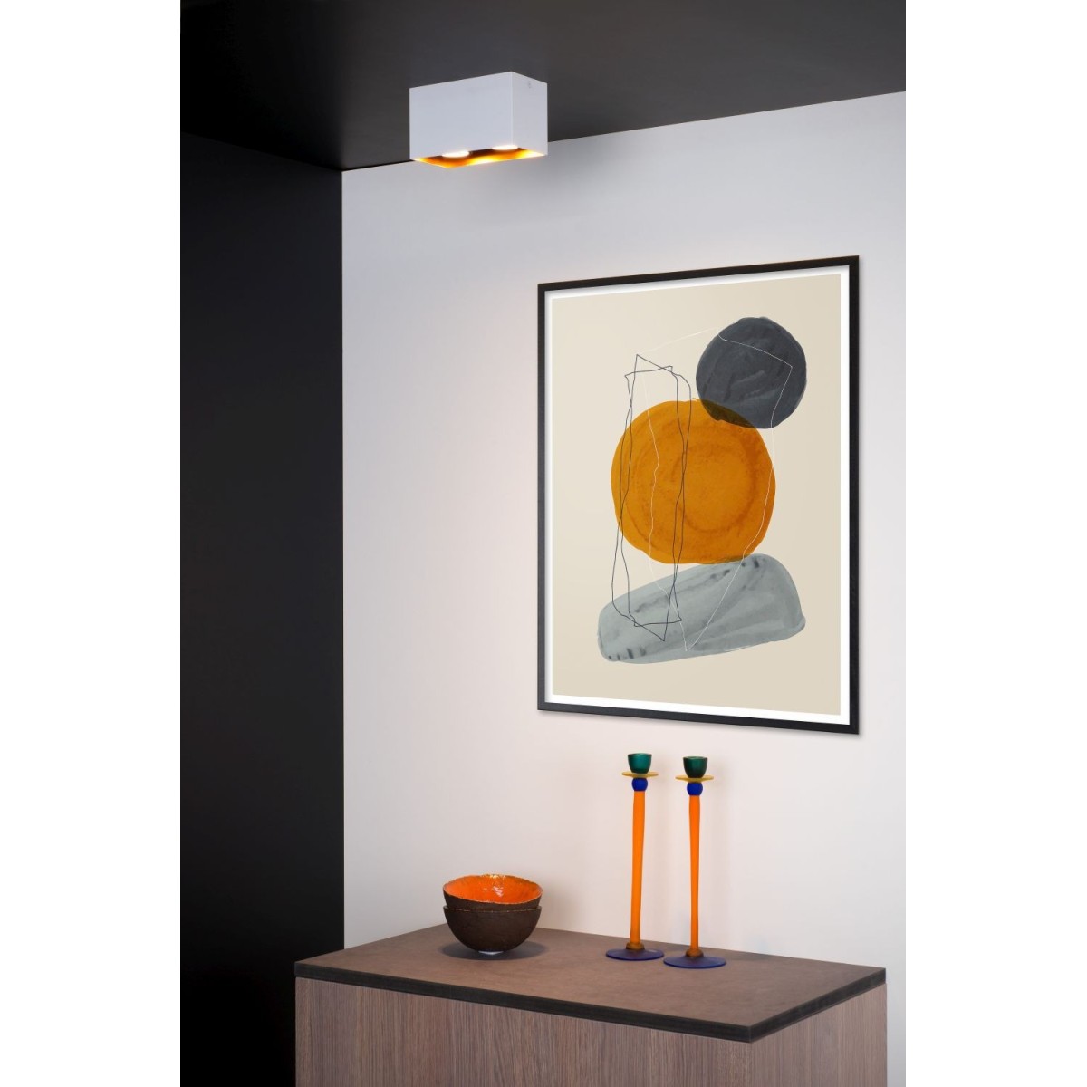 Lucide 22966/02/31 BIDO - Reflektor sufitowy - 2xGU10 - Biały