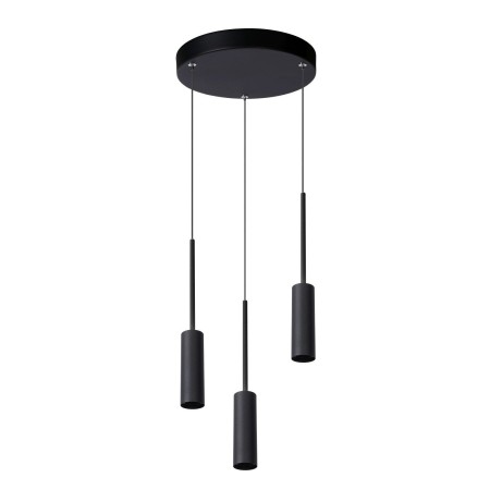 Lucide 24401/21/30 TUBULE - Lampa wisząca - 26 cm - LED - 3x7W 2700K - Czarny