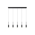 Lucide 24401/35/30 TUBULE - Lampa wisząca - LED - 5x7W 2700K - Czarna