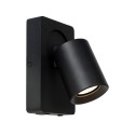 Lucide 09929/06/30 NIGEL - Lampka nocna - Kinkiet - LED Ściemnialny do ciepłego - GU10 - 1x5W 2200K-3000K - Z portem ładowani…