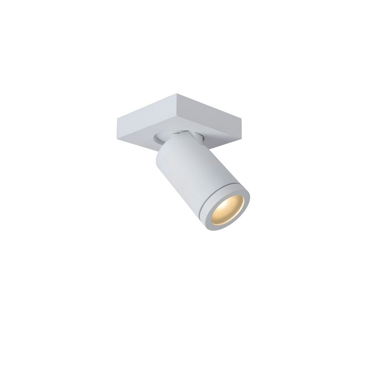Lucide 09930/05/31 TAYLOR - Reflektor sufitowy do łazienki - LED Ściemnialny do ciepłego - GU10 - 1x5W 2200K-3000K - IP44 - B…