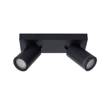 Lucide 09930/10/30 TAYLOR - Reflektor sufitowy łazienkowy - LED Ściemnialny do ciepłego - GU10 - 2x5W 2200K-3000K - IP44 - Cz…