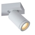 Lucide 09930/10/31 TAYLOR - Reflektor sufitowy do łazienki - LED Ściemnialny do ciepłego - GU10 - 2x5W 2200K-3000K - IP44 - B…