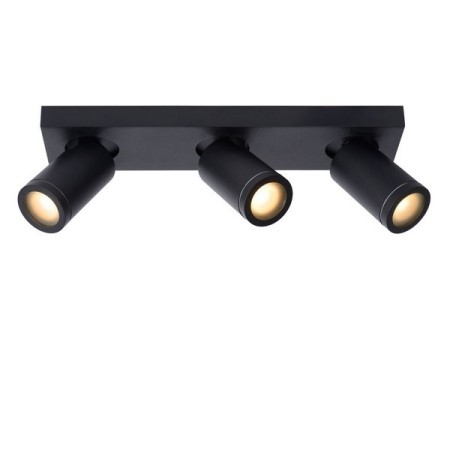 Lucide 09930/15/30 TAYLOR - Reflektor sufitowy łazienkowy - LED Ściemnialny do ciepłego - GU10 - 3x5W 2200K-3000K - IP44 - Cz…