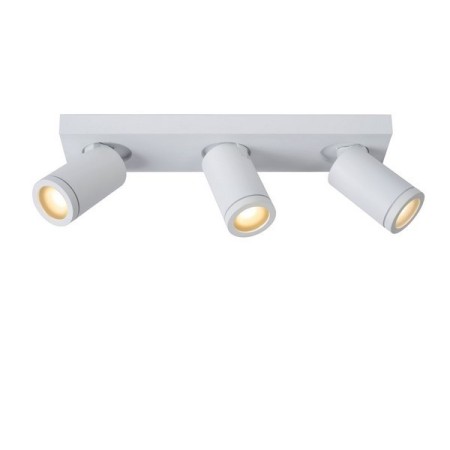 Lucide 09930/15/31 TAYLOR - Reflektor sufitowy do łazienki - LED Ściemnialny do ciepłego - GU10 - 3x5W 2200K-3000K - IP44 - B…