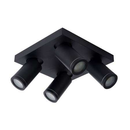 Lucide 09930/20/30 TAYLOR - Reflektor sufitowy łazienkowy - LED Ściemnialny do ciepłego - GU10 - 4x5W 2200K-3000K - IP44 - Cz…