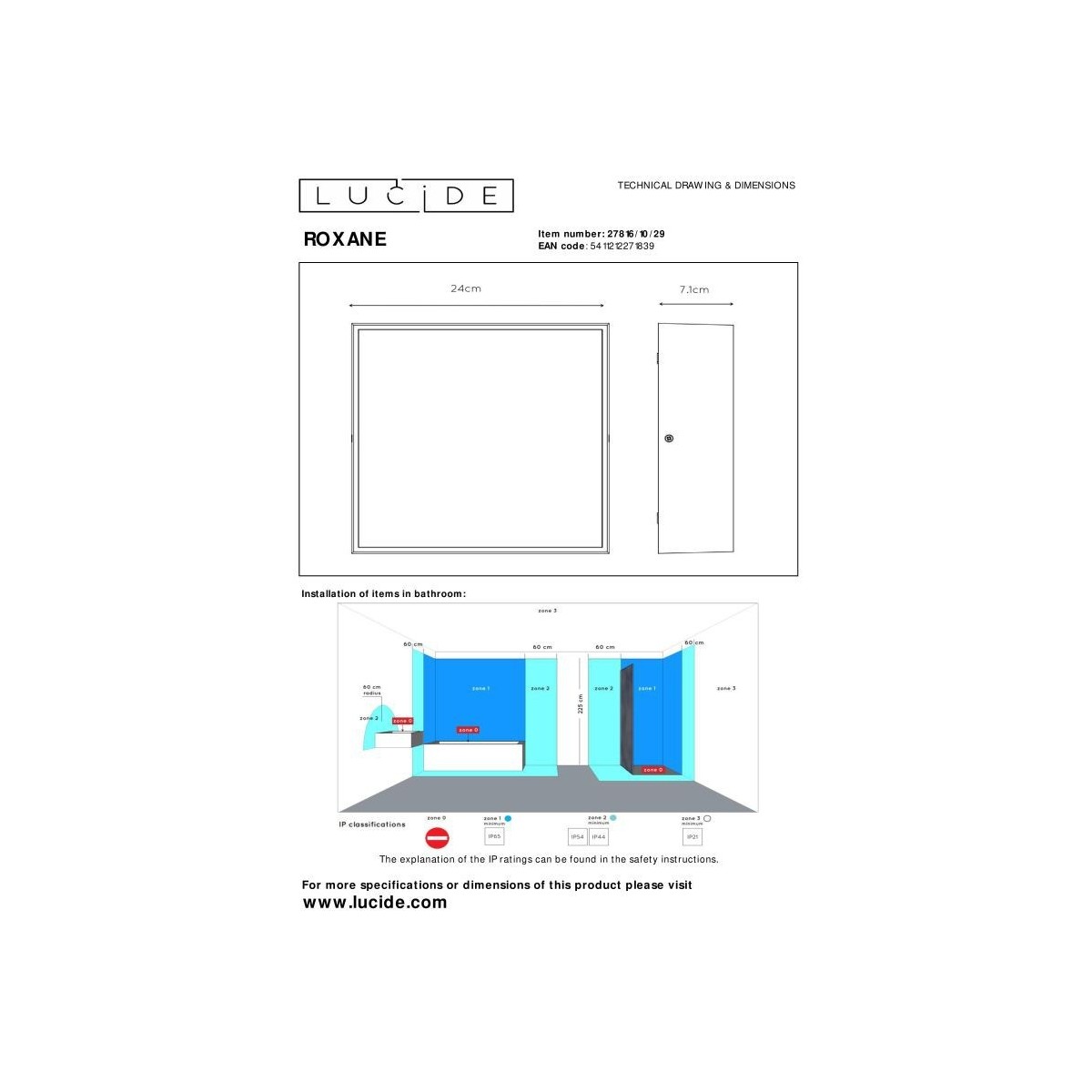 Lucide ROXANE 27816/10/29