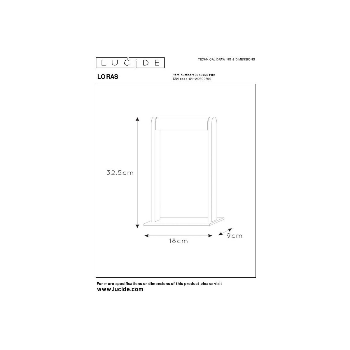 Lucide LORAS 30500/01/02