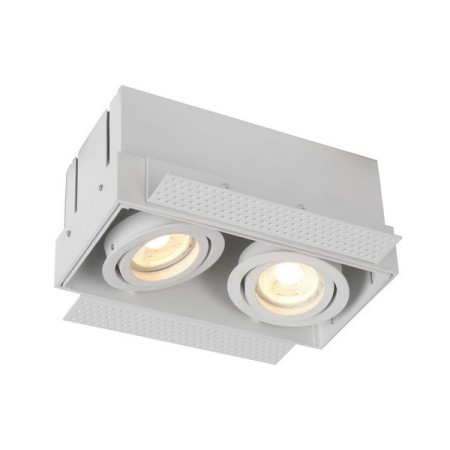 Lucide 09925/02/31 TRIMLESS - Oprawa wpuszczana - 2xGU10 - Biała
