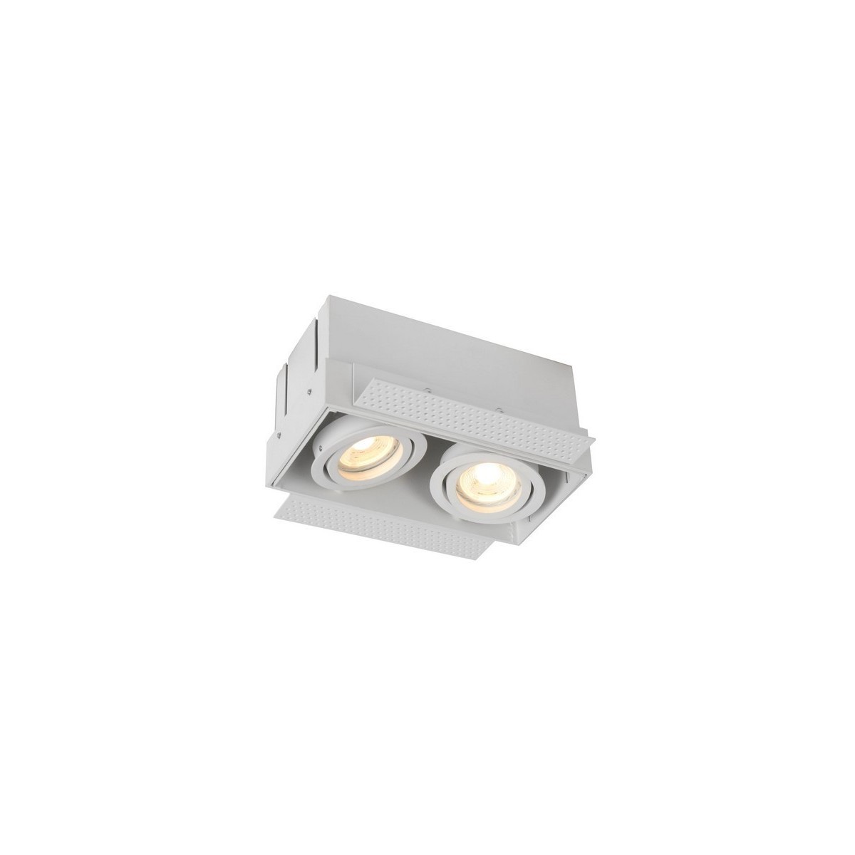 Lucide 09925/02/31 TRIMLESS - Oprawa wpuszczana - 2xGU10 - Biała