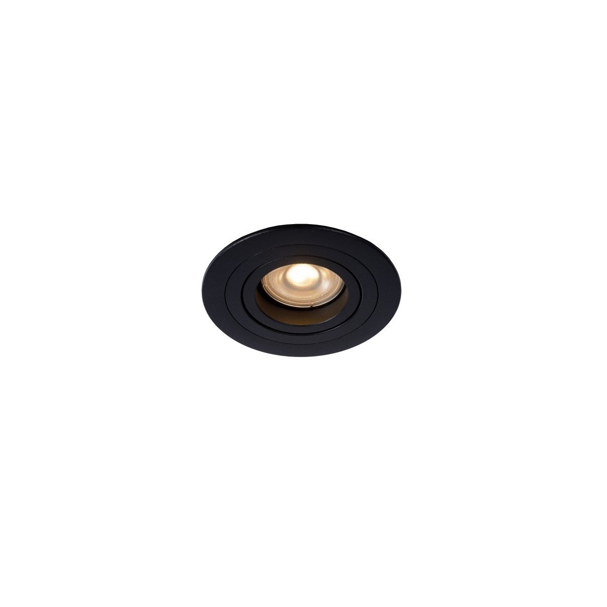 Lucide 22954/01/30 TUBE - Reflektor wpuszczany - 9.2 cm - 1xGU10 - Czarny