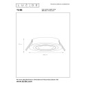 Lucide 22954/01/30 TUBE - Reflektor wpuszczany - 9.2 cm - 1xGU10 - Czarny