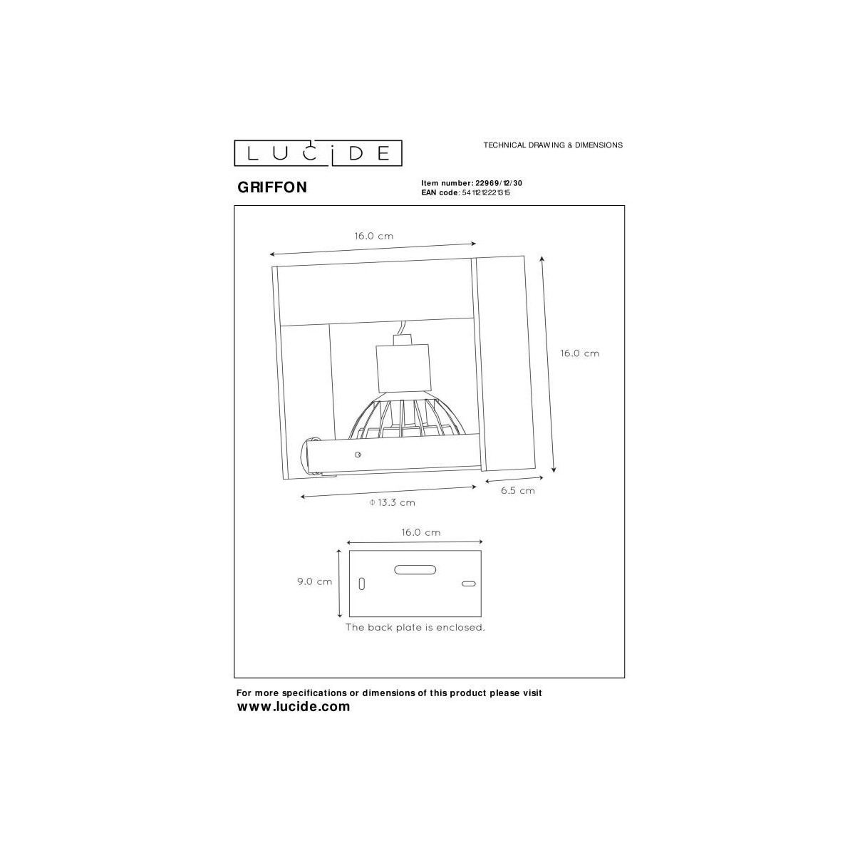 Lucide GRIFFON 22969/12/30