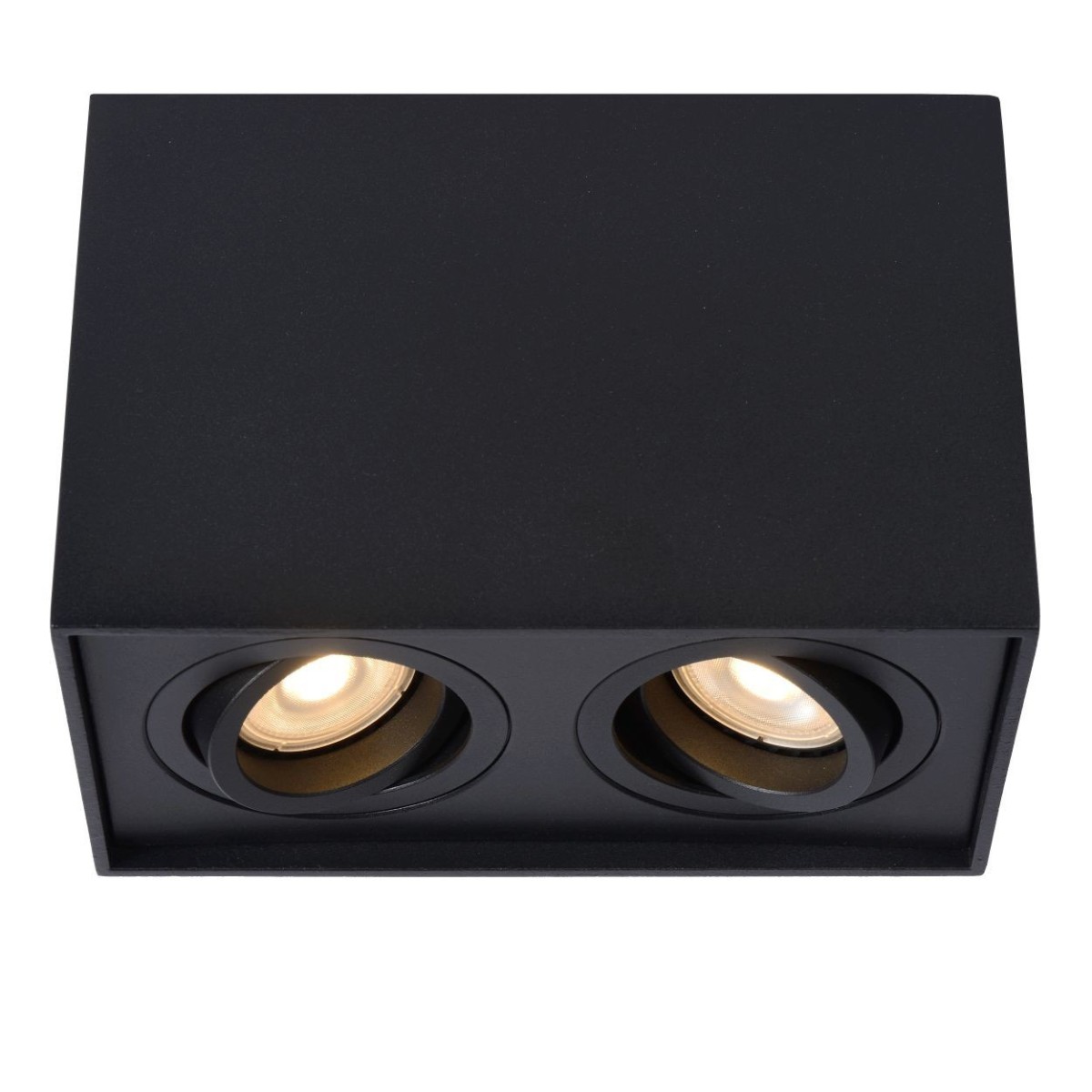 Lucide 22953/02/30 TUBE - Reflektor sufitowy - 2xGU10 - Czarny