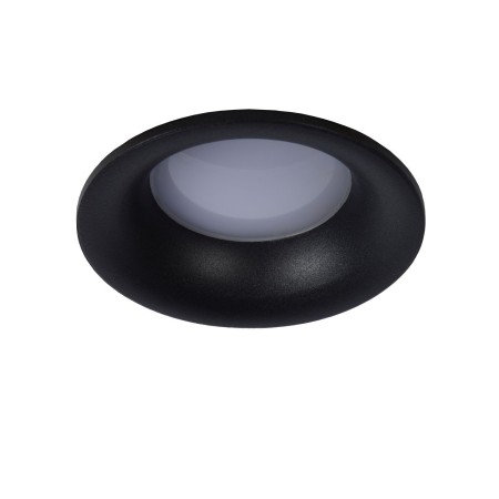 Lucide 09923/01/30 ZIVA - Reflektor wpuszczany łazienkowy - 8.4 cm - 1xGU10 - IP44 - Czarny