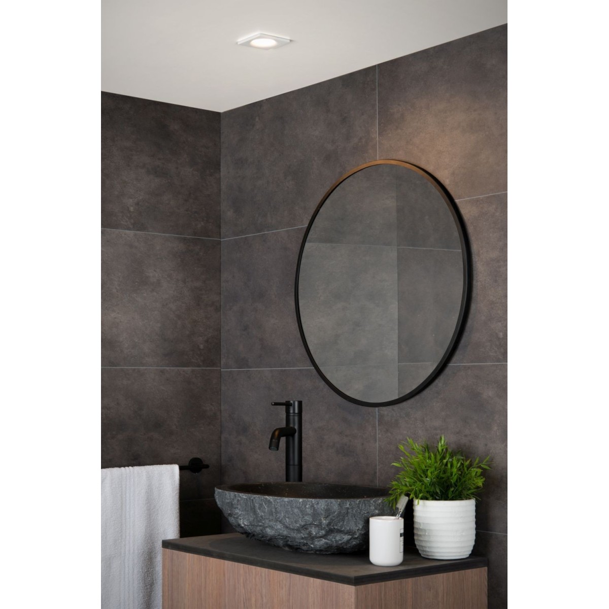 Lucide 09924/01/31 ZIVA - Reflektor wpuszczany łazienkowy - 1xGU10 - IP44 - biały