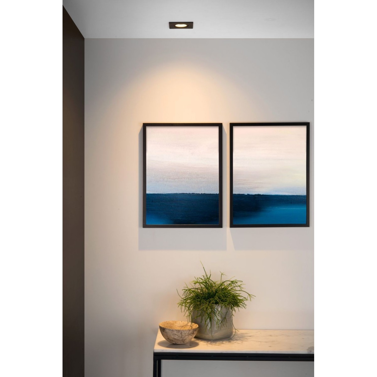 Lucide 22955/01/30 TUBE - Reflektor wpuszczany - 1xGU10 - Czarny