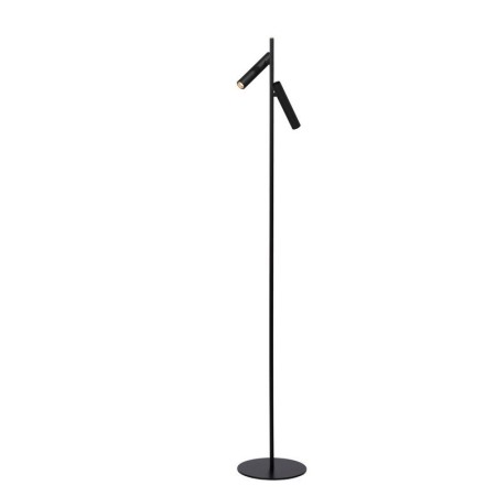 Lucide 79781/10/30 PHILON - Lampa podłogowa do czytania - 23 cm - LED Dim. - 2x4.5W 3000K - Czarna