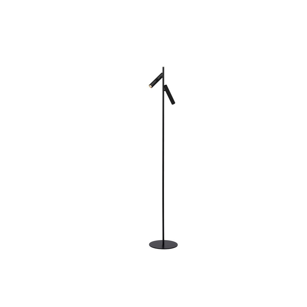 Lucide 79781/10/30 PHILON - Lampa podłogowa do czytania - 23 cm - LED Dim. - 2x4.5W 3000K - Czarna