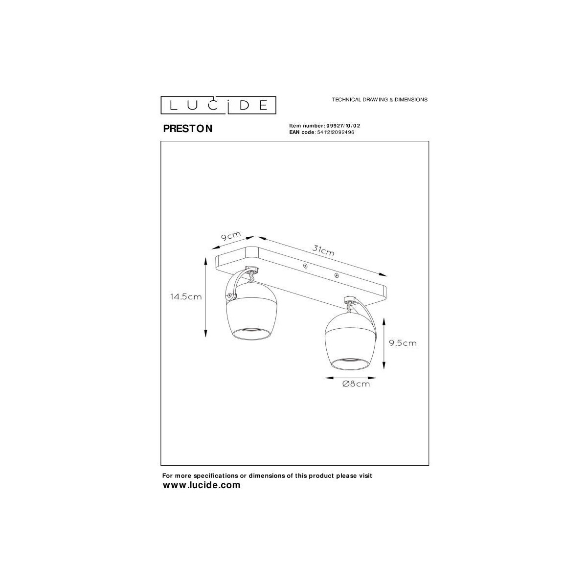 Lucide PRESTON 09927/10/02