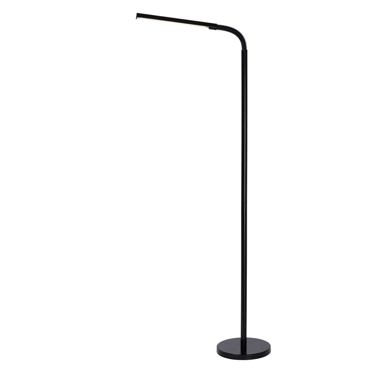 Lucide 36712/05/30 GILLY - Lampa podłogowa do czytania - LED - 1x6W 2700K - Czarna