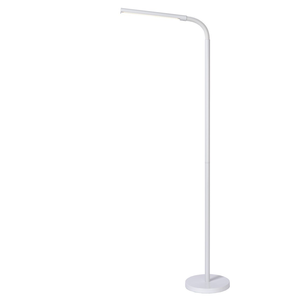 Lucide 36712/05/31 GILLY - Lampa podłogowa do czytania - LED - 1x6W 2700K - Biała