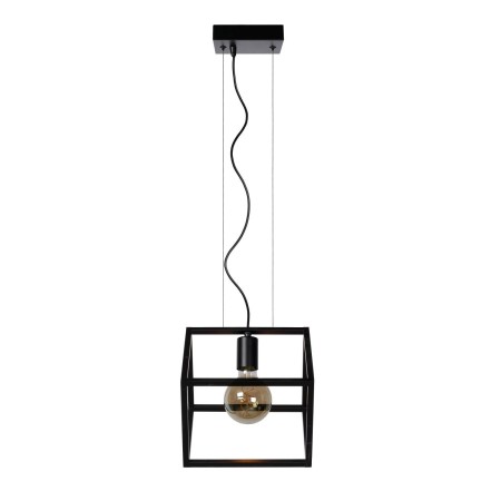 Lucide 00425/01/30 FABIAN - Lampa wisząca - 1xE27 - Czarna
