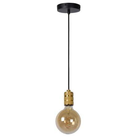 Lucide 08426/01/02 JOVA - Lampa wisząca - 12 cm - 1xE27 - Matowe złoto - Mosiądz