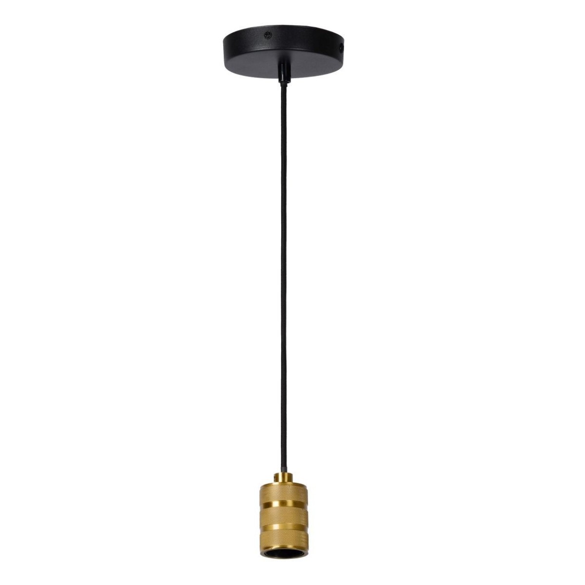 Lucide 08426/01/02 JOVA - Lampa wisząca - 12 cm - 1xE27 - Matowe złoto - Mosiądz