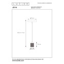 Lucide 08426/01/02 JOVA - Lampa wisząca - 12 cm - 1xE27 - Matowe złoto - Mosiądz