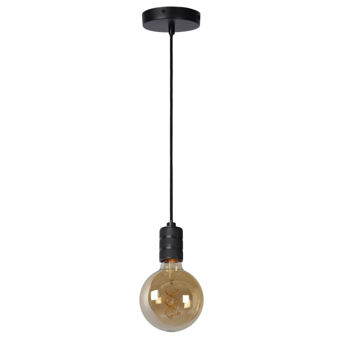 Lucide 08426/01/30 JOVA - Lampa wisząca - 10 cm - 1xE27 - Czarna
