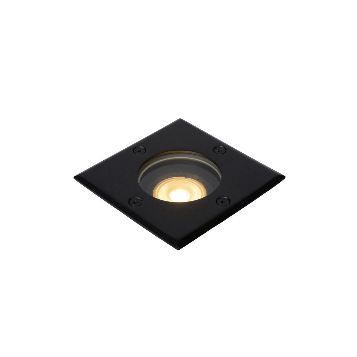 Lucide 11800/01/30 BILTIN - Lampa tarasowa do wewnątrz i na zewnątrz - 1xGU10 - IP67 - Czarna